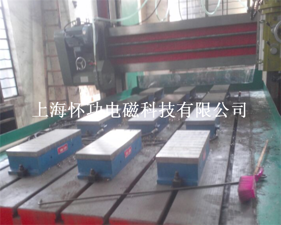 上海某機床廠指定我公司電磁吸盤做配套